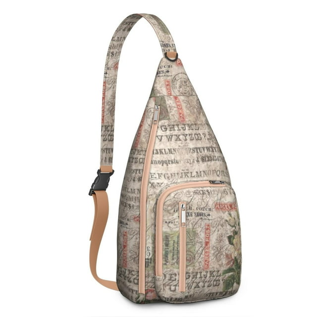 Vacation Essential Sling Backpack - Lightweight Water-resistant Shoulder Bag for Travel, Hiking & Daily Commute with Adjustable Straps