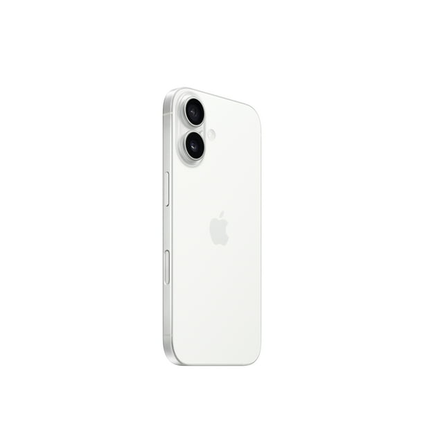 Straight Talk Apple iPhone 16, 128GB, White - Prepaid Smartphone