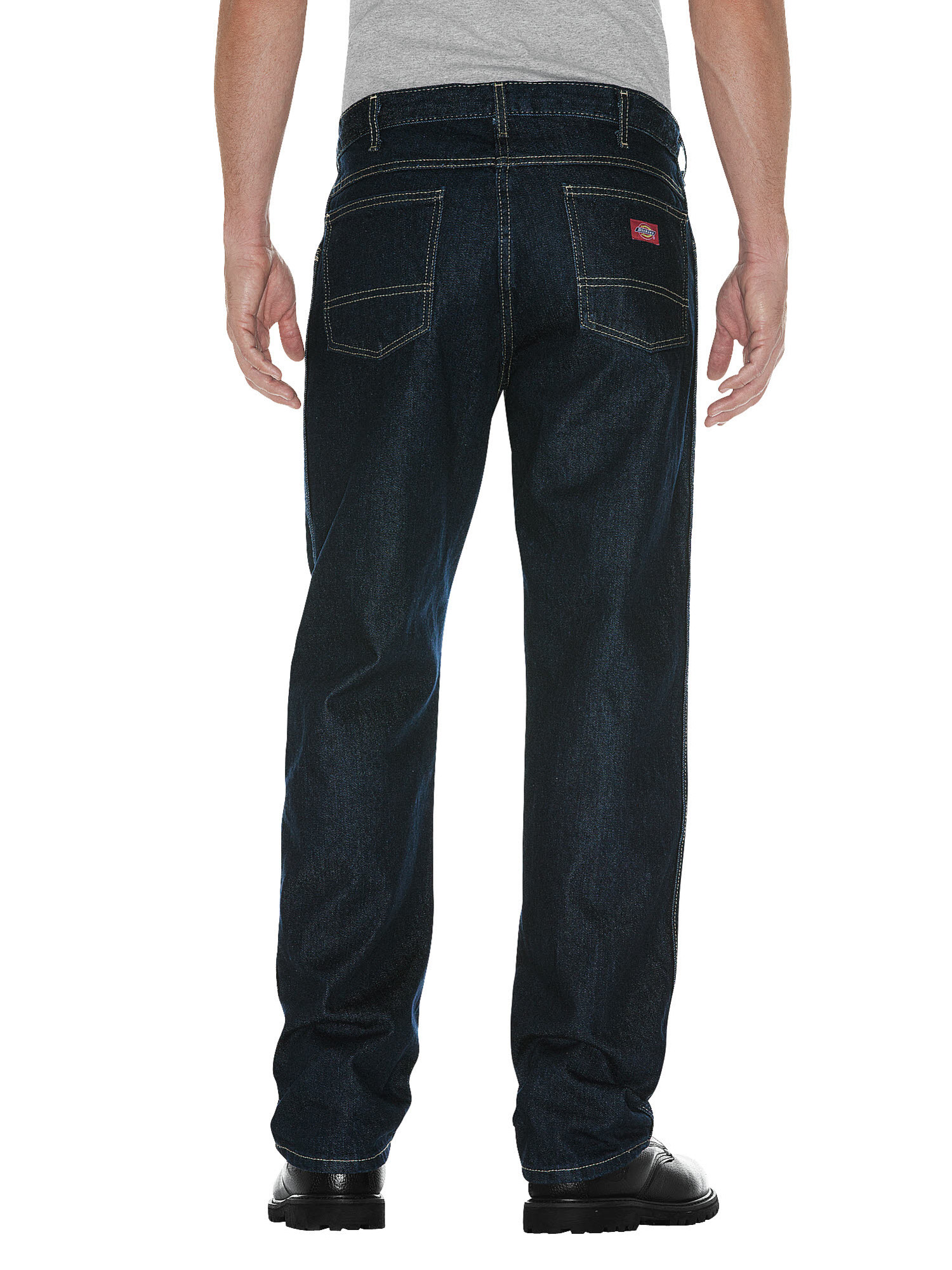 Dickies Mens and Big Mens Relaxed Straight Fit 5-Pocket Denim Jeans - image 2 of 3