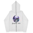 thumbnail image 2 of Sudadera de calavera oscura europea y americana para hombre y mujer, sudaderas con capucha góticas para pareja, sudadera de Cremallera larga de talla grande Harajuku 2023, 2 of 4
