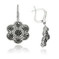 thumbnail image 1 of Grappe de Fleurs en Or Blanc 18K avec Diamants Noirs et Blancs 2 Ct, Mode, 1 of 1