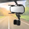 thumbnail image 2 of Universal Car Rear View Mirror Mount Phone Holder Stand Cradle For Cell Phone, 2 of 6