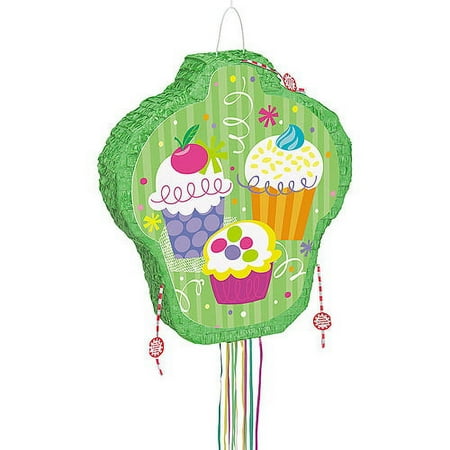 Cupcake Pinata, Pull String, 20 x 18in