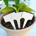 thumbnail image 5 of Naierhg 50Pcs Plastic Plant T Shape Tags Markers Nursery Garden Flower Label Decoration,Orange, 5 of 8