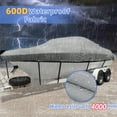 thumbnail image 3 of Seapisode 600D Boat Cover，Heavy-Duty Waterproof and UV-Proof Boat Covers,Full Windproof Metal Fittings Boat Cover Fits V-Hull,Tri-Hull,Runabout,16'-18.5' Long,Beam Width up to 94", 3 of 7