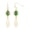 Green, variant on 1928 Jewelry Women's Gold Tone Faux Pearl And Black Bel Fiore Drop Bead Earrings