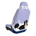 thumbnail image 2 of Wukai Bernese Mountain Dog Sitting Bath Tub Full Set Car Seat Covers with Soft Padding Universal Auto Front Seats Protector and Cushion Mat, 2 of 5