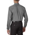 thumbnail image 3 of Van Heusen Mens Silky Poplin Shirt, XL, Slate, 3 of 6