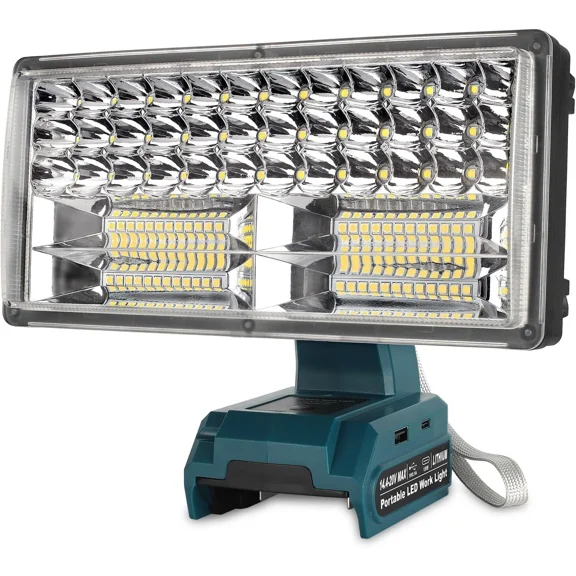 4200LM Flashlight Cordless Led Work Light Floodlight Spotlight for Makita 18V