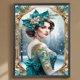 thumbnail image 3 of Pintura De Diamante 5D DIY Kit De Mujer Noble De Taladro Redondo Completo Decoración Del Hogar 30x40cm, 3 of 9