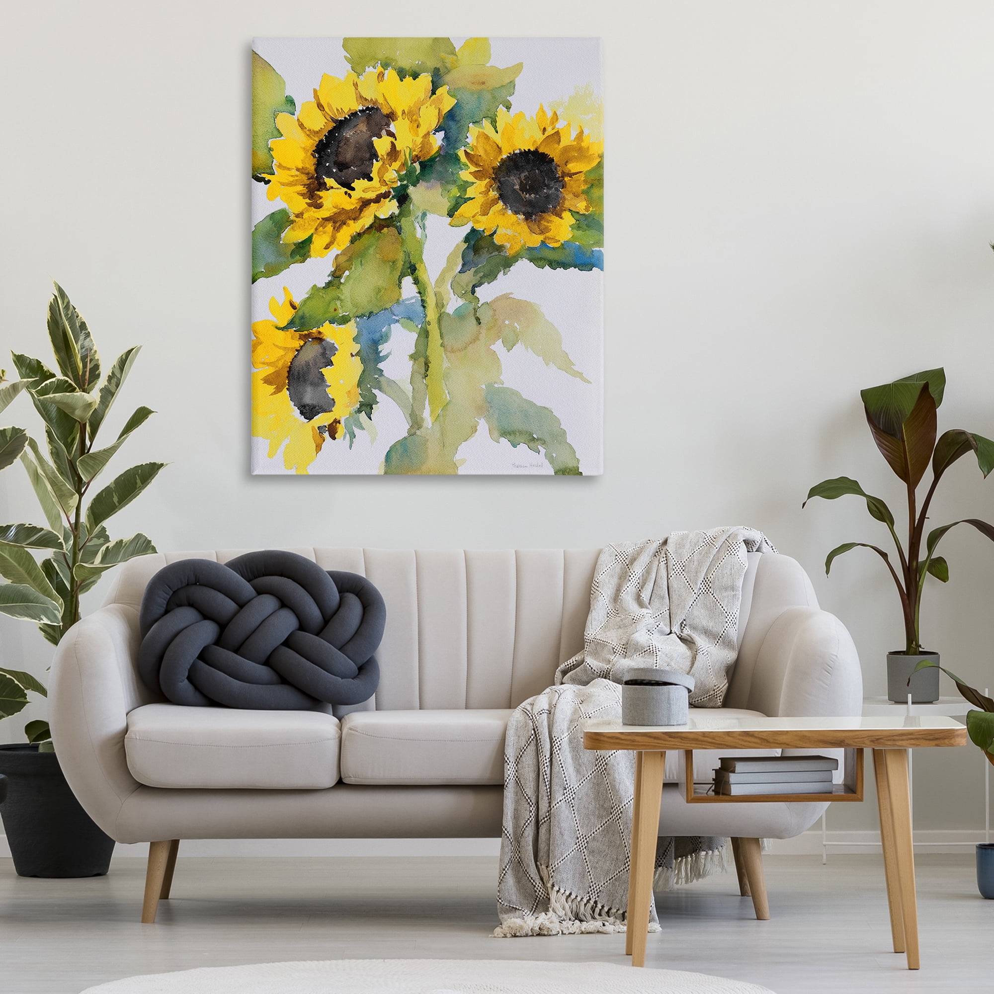 Stupell Industries Bright Blooming Bouquet Botanical & Floral Painting Gallery Wrapped Canvas Art Print Wall Art, 36 x 48