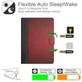 thumbnail image 3 of Allytech Case for All-New Kindle Paperwhite 6.8" (11th Gen 2021 Released), Smart Auto Wake Sleep Wallet Book Stand Shockproof Case for Kindle Paperwhite 2021 Signature Edition E-Reader, Red, 3 of 7