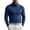 Blue, variant on Zylanna Mens Turtleneck Base Shirts, Layering Long Sleeve Slim Fit Cross Neck Solid Basic Daily Tops for Sports Black