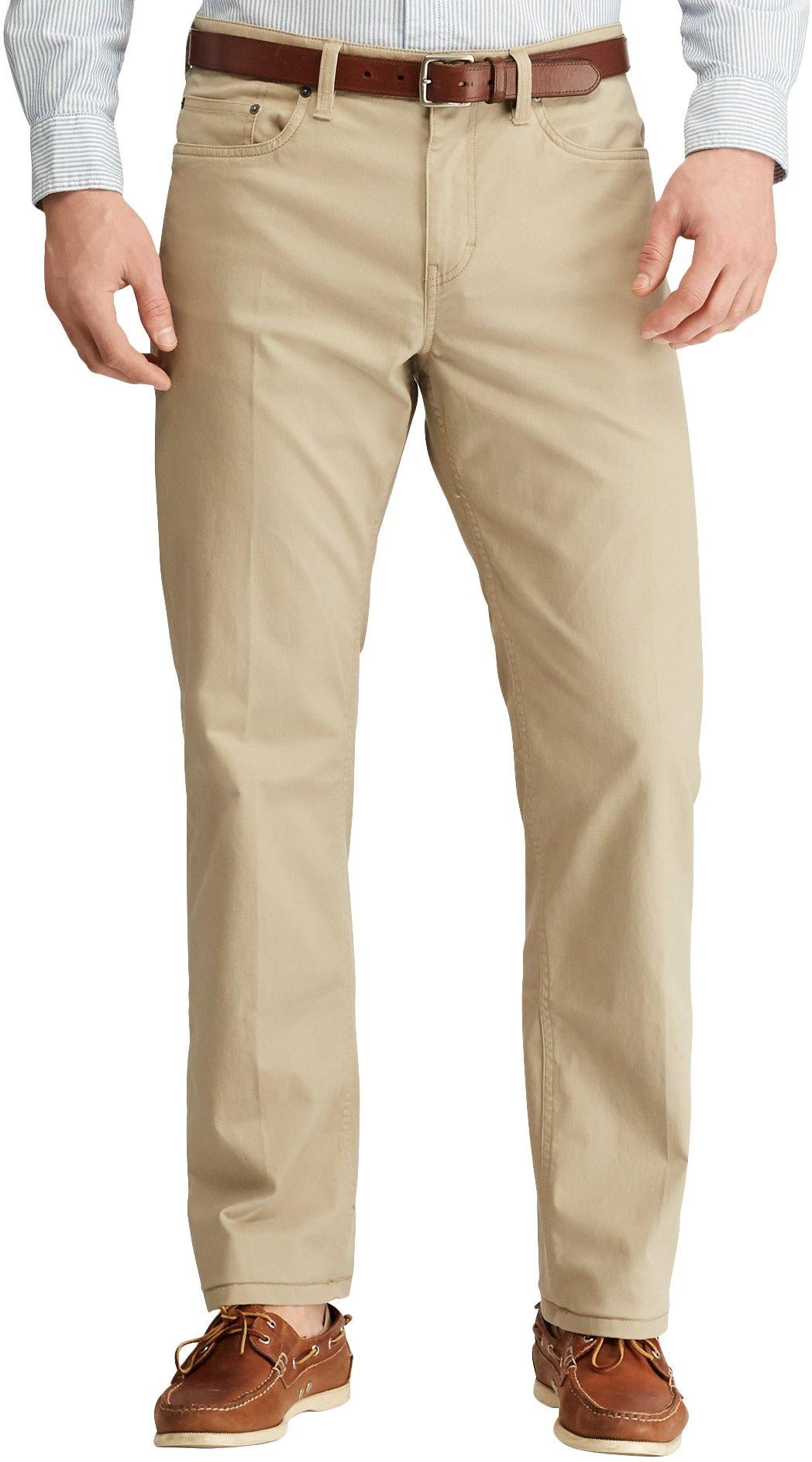 Chaps - Chaps Mens Solid Stretch Twill Pants - Walmart.com - Walmart.com