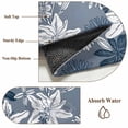 thumbnail image 6 of Round Rug 4Ft Washable Non-Slip, Blue White Flowers Circle Area Rugs for Living Room Bedroom, Country Vintage Botanical Floral Indoor Floor Mats Carpet Runner for Home Decor Aesthetic, 6 of 8