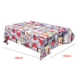thumbnail image 4 of pitrice Decorative Christmas Tablecloths Cartoon Xmas Home Party Decorations Festival Table Cover, 4 of 8