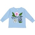 thumbnail image 3 of Inktastic Mississippi Girl Magnolia Flowers and Leaves Girls Long Sleeve Toddler T-Shirt, 3 of 5