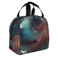 thumbnail image 2 of Fotbe Cute Flower Chihuahua Puppy Bolsa Térmica con Estampado y Forro de Aluminio Grueso Bolsa de Almuerzo con Bolsillo Frontal para Hombres y Mujeres, Ideal para Trabajo, Escuela, 2 of 8