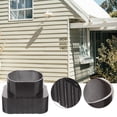 thumbnail image 3 of FUTUREORYY Downspout Gutter Connector Coffee Color Rainwater Adapter for Roof Drainage System Easy Install, 3 of 8