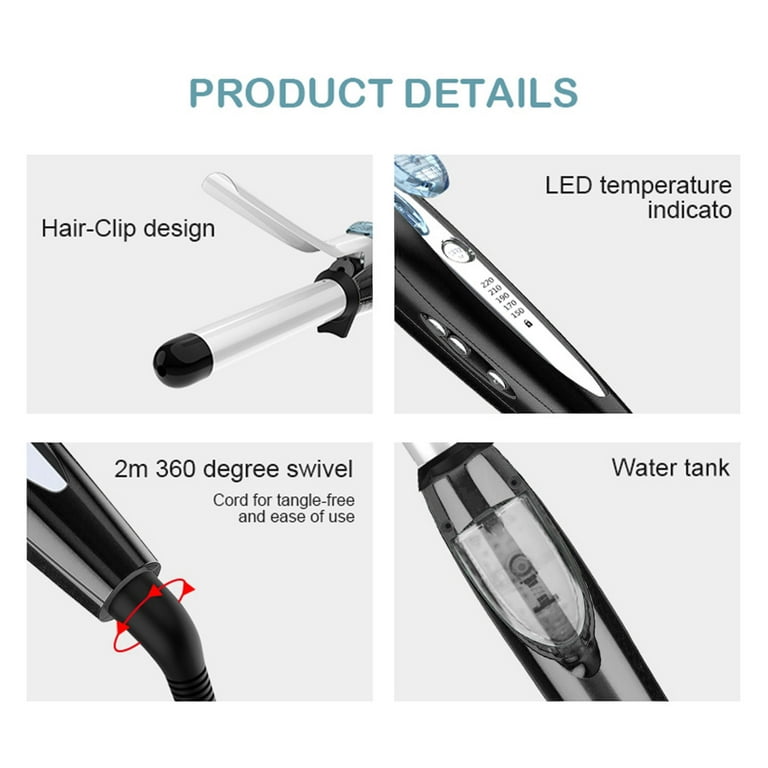 Curling iron with steam mist sales