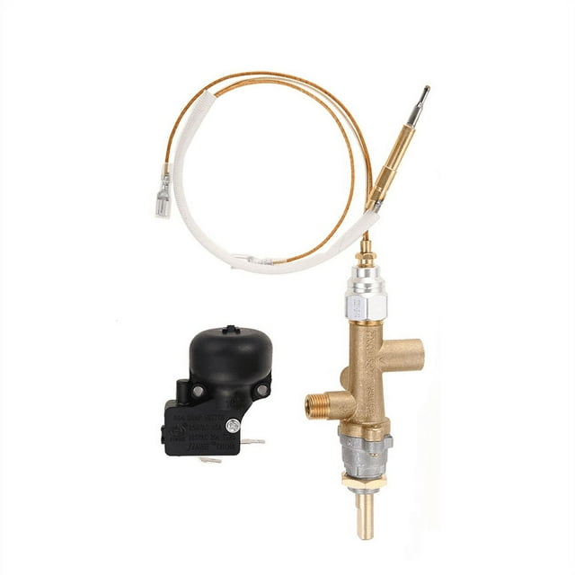 Gas Patio Heater Control Valve Thermocouple Sensor Dump Switch Knob Propane Lpg Fire Pit Control Safety Pilot Port Set