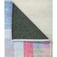 thumbnail image 3 of Isaac Mizrahi Serafina EO45A Sweet Talk Plaid Contemporary Pink Area Rug, 2'7" x 8', 3 of 6