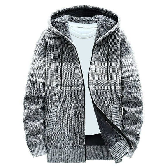 Haoxianjian Mens Sweater Sweater Blazer Men'S Spring And Winter Fashion Casual Slim Knit Cardigan Stand Collar Sweater Turtleneck