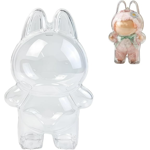 Protective Thickening Figures Storage Bag for Dolls, Keychain Bag for Figure, Portable Closure Dustproof Collectibles Case