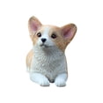 thumbnail image 2 of Agiferg Mini Corgi Cute Decoration Simulation Puppy Model Creative Car Decoration, 2 of 3