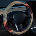 thumbnail image 2 of Starfish 14.5 Inch Printing PVC Leather Car Wheel Covers Steering Wheel Covers Auto Accessories, 2 of 6
