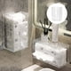 thumbnail image 1 of Caja de Pañuelos Multifuncional con Diseño de Glaciar, de Alto Valor de Color, para Baño, con Cajón para Montar En La Pared., 1 of 7