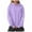 Purple, variant on Pimfylm Womens Oversized Hoodies Comfy Sweatshirts Fall Fashion 2025 Outfits Casual Tops Fleece Clothes with Pockets Dark Gray, XXXL