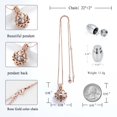 thumbnail image 3 of Lotus Flower Cremation Jewelry for Ashes Urn Necklace Lockets for Human Ashes Holder Cremation Urn Pendant, 3 of 7
