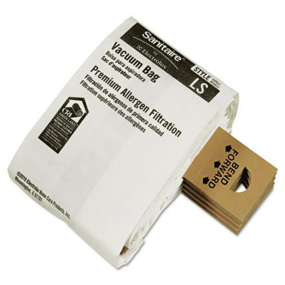 Sanitaire Eureka LS Commercial Upright Vacuum Cleaner Bags, Brown, Pack Of 5 Bags