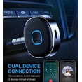 thumbnail image 5 of Receptor auxiliar Bluetooth para automóvil, receptor de audio inalámbrico Bluetooth 5.0 para automóvil/estéreo doméstico/auriculares con cable/altavoz, 5 of 5