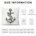 thumbnail image 5 of JRXY  Ocean Theme Blue Pillow Covers with Compass/Anchor/Sailboat/Navigation Pattern Coastal Sailing Cushion Covers Nautical Beach Decorative Pillowcases for Sofa/Couch White, 5 of 5