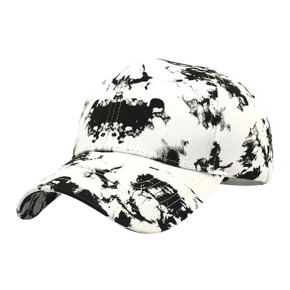 Baseball Cap for Women Men Tie Dye Outdoor Hiphop Baseball Cap Fashion Dad Hat Sun Visor Hat