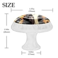 thumbnail image 4 of 4 Pcs Sunflower Unicorn Knobs for Kitchen Cabinet Cupboard Dresser Bookcase Drawer Pulls Handles Round Home Decor, 4 of 8
