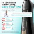 thumbnail image 4 of COSLUS  CX20 Water Dental Flosser Teeth Pick,300ML Tank IPX7 Waterproof Portable Rechargeable Water Flosser Dental Oral Irrigator for Home and Travel Black, 4 of 10