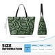 thumbnail image 4 of Fotbe Green Snakeskin Bolsa de Viaje para Playa - Resistente al Agua, Bolsa Tote de Gran Capacidad y Ligera con 7 Bolsillos para Mujeres y Hombres, 4 of 7