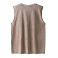 thumbnail image 4 of ZRGHAOYLQ Workout Cotton Tank Tops Men Summer Quick Dry Sleeveless Vest Big and Tall Solid Color Crewneck T-shirts Slim Fit Gym Muscle Shirt, 4 of 4