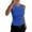 318# Blue, variant on UoCefik Women Tank Tops Summer Sleeveless Basic Cami Top Shirt Slim Knit Ribbed Racerback Blouses Army Green L
