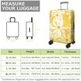 thumbnail image 4 of Stretch Luggage Cover L(25-28in)– Elastic Travel Suitcase Protector with Handle Openings & Bottom Closure, Washable Polyester Spandex Suitcases Cover, Daisy Flower Print, 4 of 5