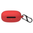 thumbnail image 5 of WUWOCJ Case Compatible with Beats Fit Pro 2021 Soft Silicone Case Cover Shock-Absorbing Protective Case with Keychain (Red), 5 of 6