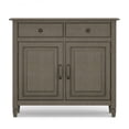 thumbnail image 3 of Connaught 40" WD Wood Traditional Entryway Storage Cabinet in Farmhouse Gray, 3 of 8