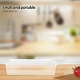 thumbnail image 4 of Contenedor de hielo apilable transparente para congelador con tapa, organizador de cocina que ahorra espacio, organizador de refrigerador transparente, soporte para almacenar frutas y verduras, 4 of 7