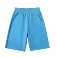 thumbnail image 5 of Ceisia Kids 3-15Y Boys High Waist Casual Athletic Shorts With Pockets Versatile Outdoor Running Fitness 5 Inch Shorts Sky Blue 3-4Years Gift, 5 of 6