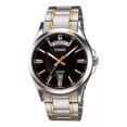 thumbnail image 1 of Reloj Casio Mtp-1381g Hombre Plata/negro Fechador Semanario, 1 of 8