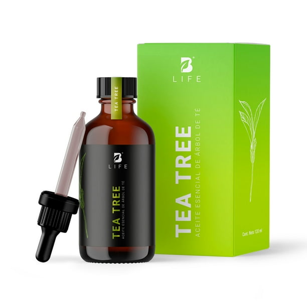 Aceite Esencial De Árbol De Té | 120 ml | Ingredientes Puros y Naturales | Tea Tree Essential Oil | B Life.
