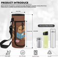 thumbnail image 7 of KUIFORTI Print Brown Capybara Bookbag with Lunch Bag, 4 Piece Kids Backpack Set for Elementary Middle School Students, Boys Girls School Bag with Pencil Pouch Water Bottle Sleeve, 7 of 7
